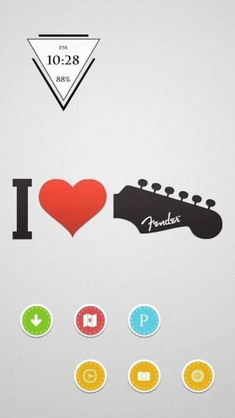 Romantic Words Theme screenshot 1