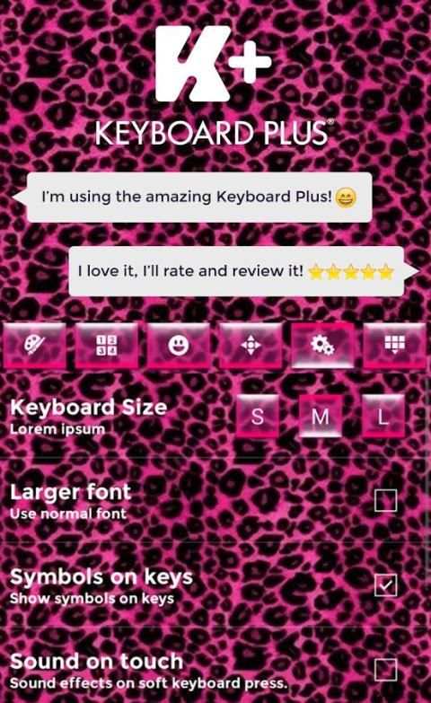 Animal Print Keyboard screenshot 4