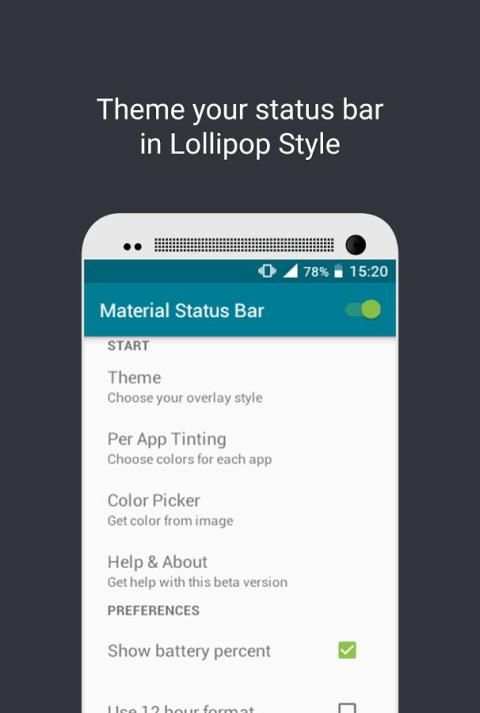 Material Status Bar 5 تصوير الشاشة