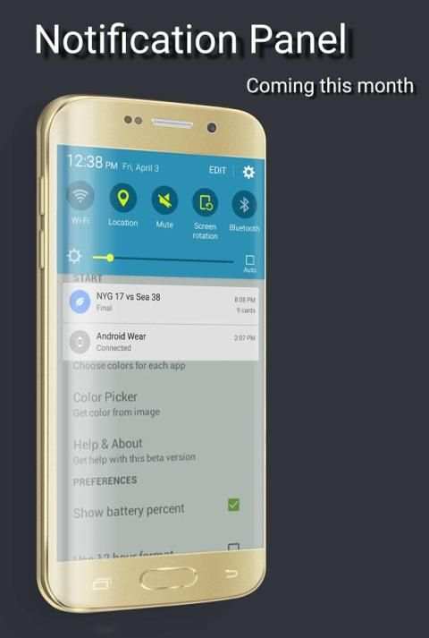 Material Status Bar screenshot 2
