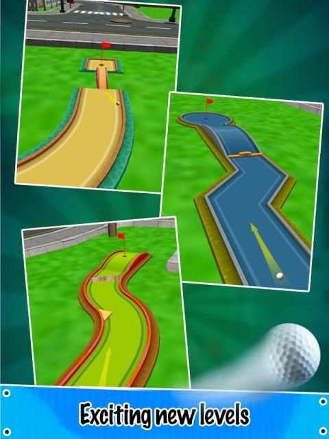 Mini Golf - Cartoon Edition 7 تصوير الشاشة