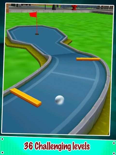 Mini Golf - Cartoon Edition 4 تصوير الشاشة