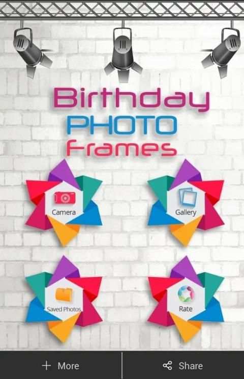 Birthday Photo Frames скриншот 6