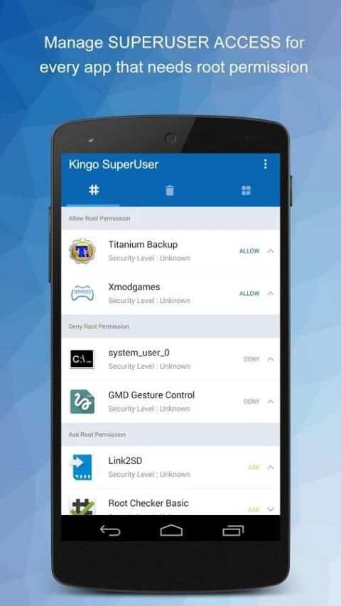 Kingo SuperUser [ROOT] 6 تصوير الشاشة