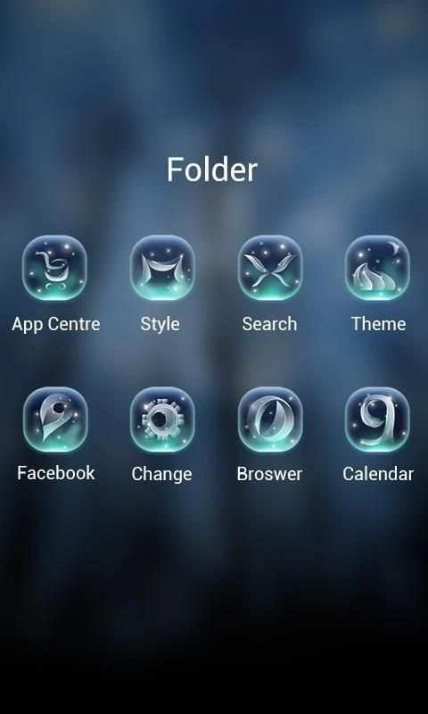 Star Night V Launcher Theme screenshot 2