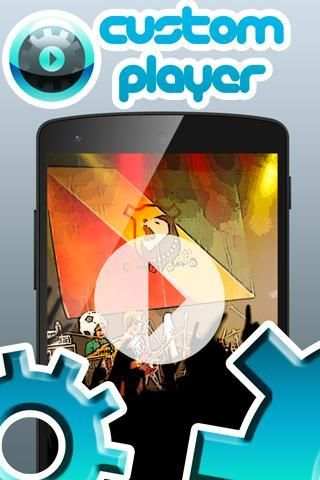 Custom Player - Video playlist 3 تصوير الشاشة