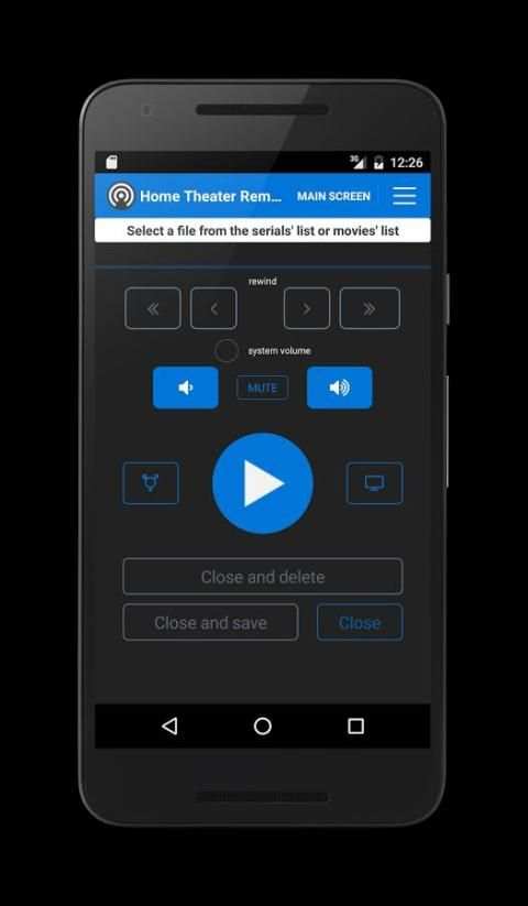 Home Theater Remote Lite screenshot 4
