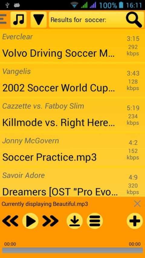Soccer games soundtracks screenshot 2