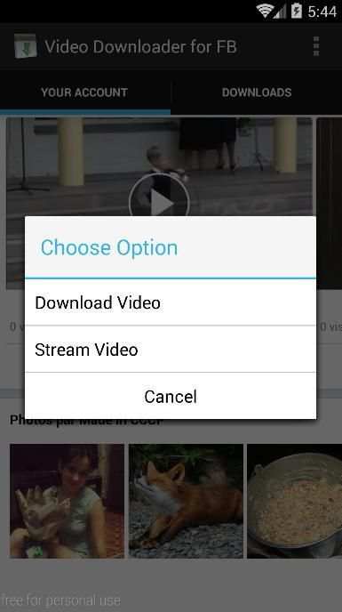FB Video Downloader screenshot 2