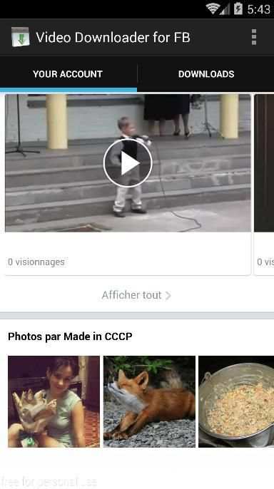 FB Video Downloader screenshot 3