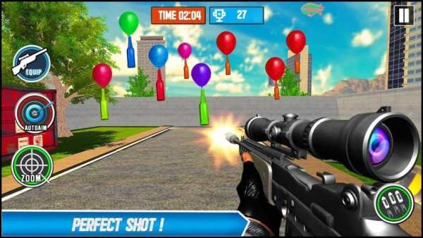 botol penembakan game: game gratis screenshot 2