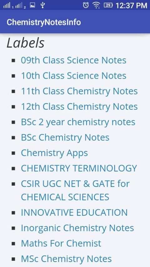 ChemistryNotesInfo स्क्रीनशॉट 13