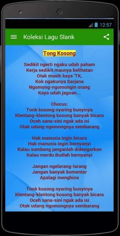 Koleksi Lagu Slank Populer screenshot 1
