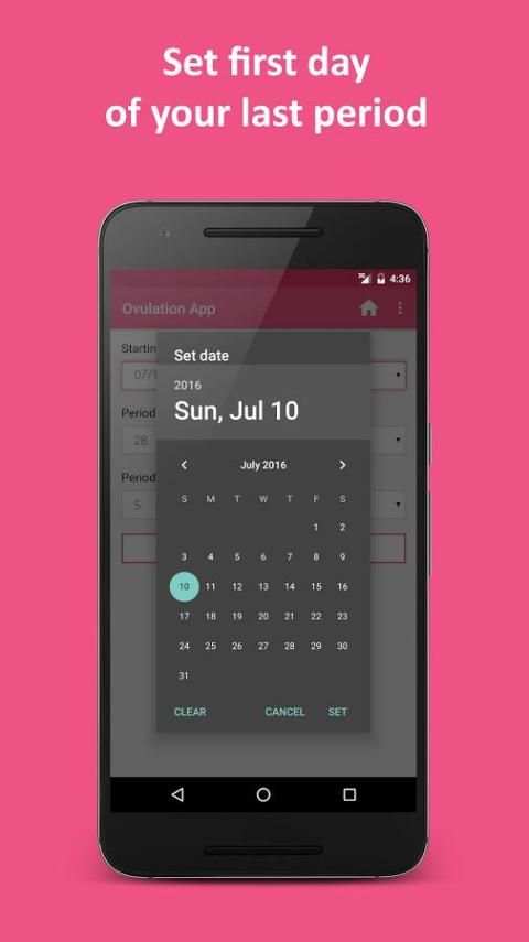 Ovulation App screenshot 7