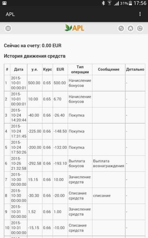 APL screenshot 1