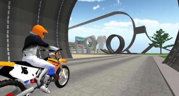Stunt Motorbike Race 3D screenshot 1