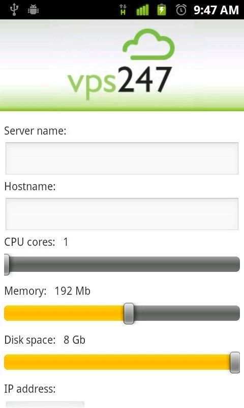 vps247 Manager screenshot 1