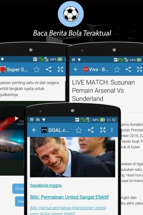 Baca Berita Bola screenshot 3