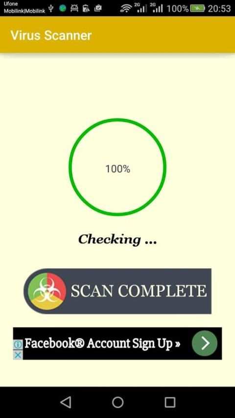 Virus Scanner And RAM Booster स्क्रीनशॉट 5