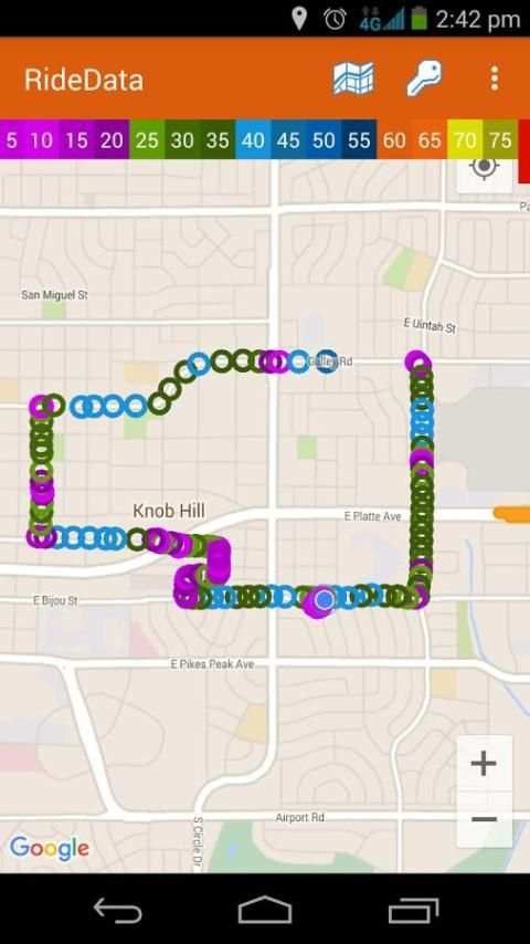 RideData Arduino IMU screenshot 1