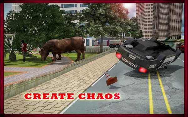 Angry Bull City Attack स्क्रीनशॉट 3