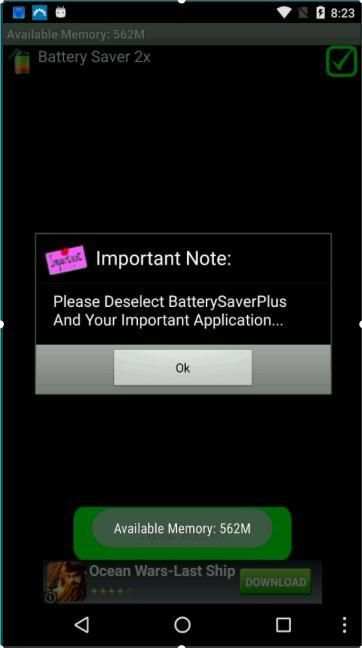 Battery Saver 2x for Android स्क्रीनशॉट 3