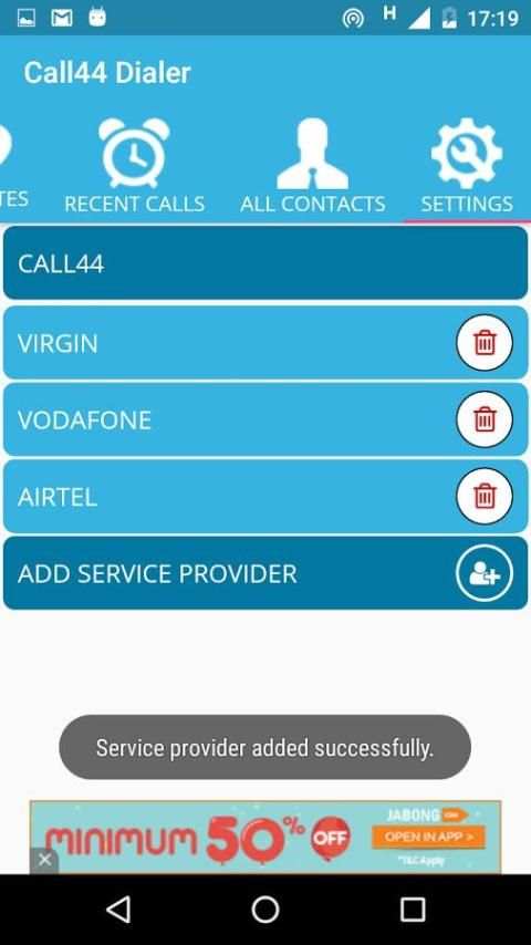 Call44 Dialer 2 تصوير الشاشة
