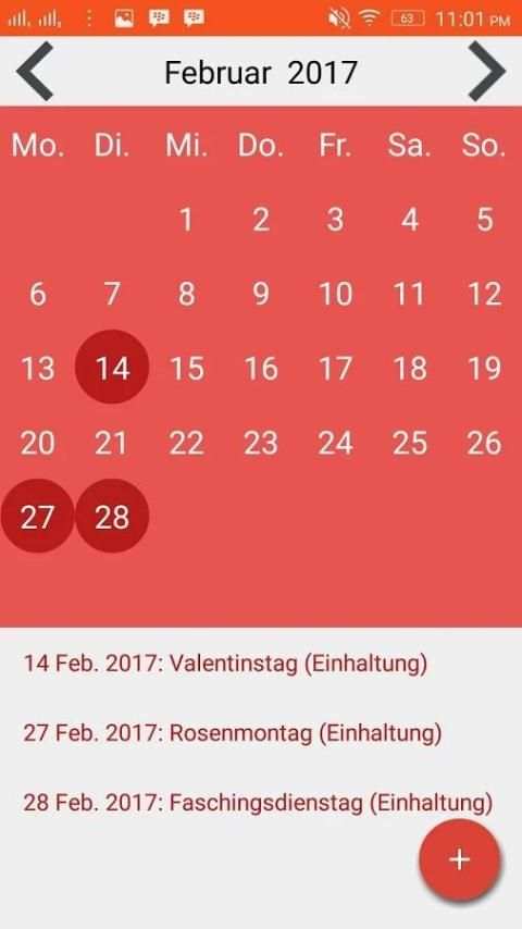 Deutsch Kalender 2016 screenshot 4