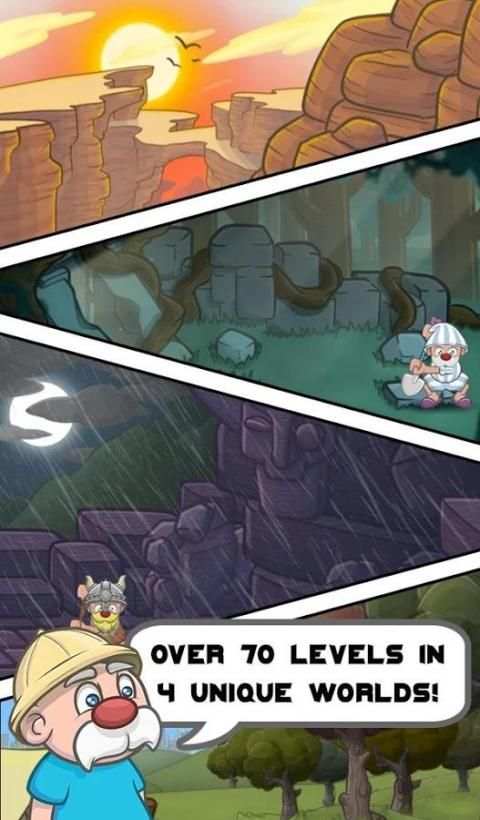 Dig a Way - Treasure Mine Dash скриншот 1