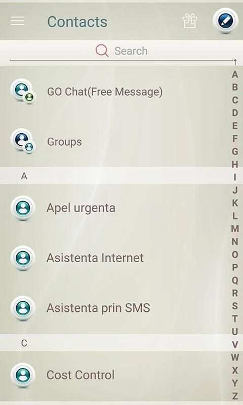 Colorful Buttons GO SMS screenshot 5