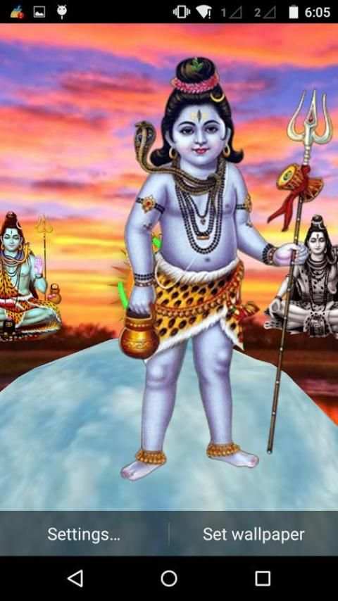 Shiva 3D Live Wallpaper स्क्रीनशॉट 5