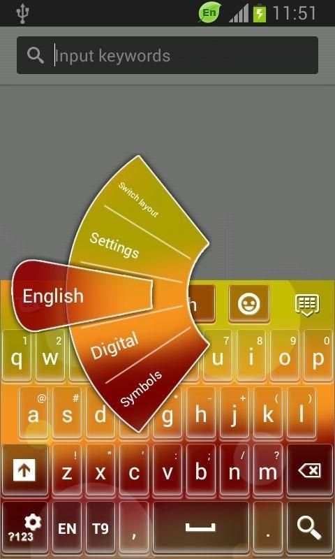 GO Keyboard Keys Color скриншот 7