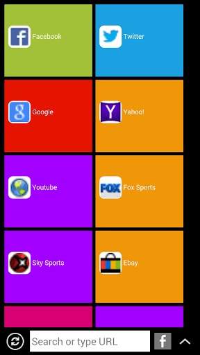 Windows 8.1 Browser screenshot 1