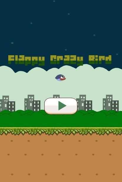 Flappy Crazy Bird स्क्रीनशॉट 3