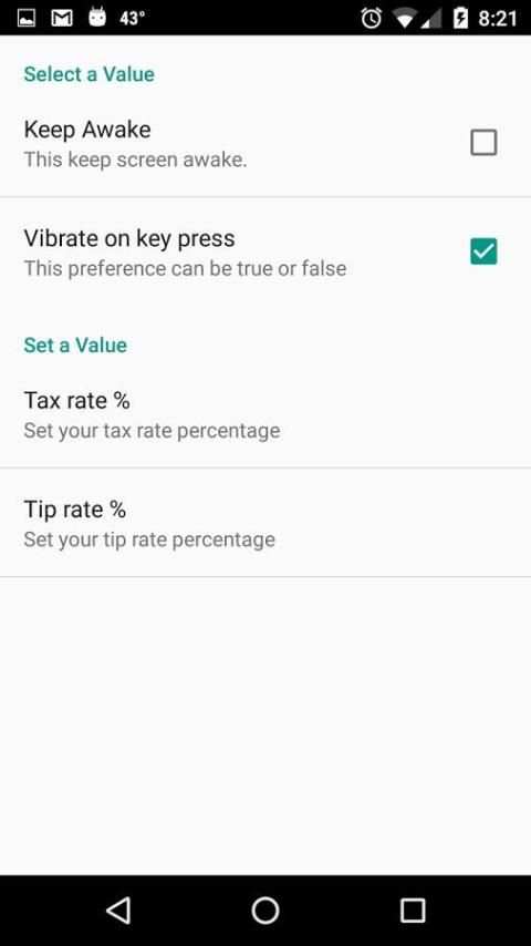 Calculator Lite screenshot 1