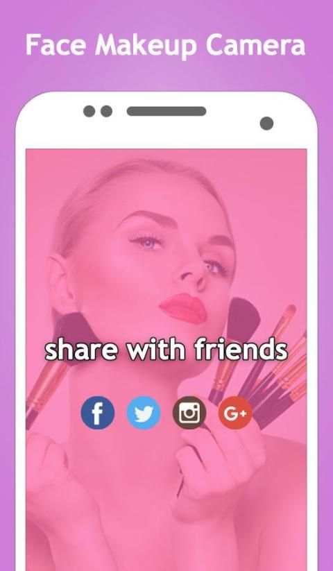 Face Makeup Camera скриншот 1