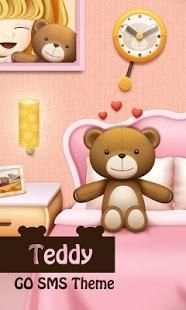 Tema SMS Teddy Bear Imut screenshot 6