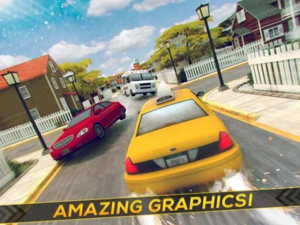 Free Taxi Driver Racing Game screenshot 6