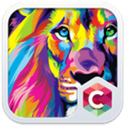 Abstract Lion Theme C Launcher icon