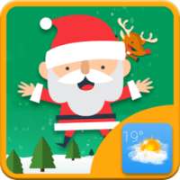 Christmas Weather Widget Theme on 9Apps