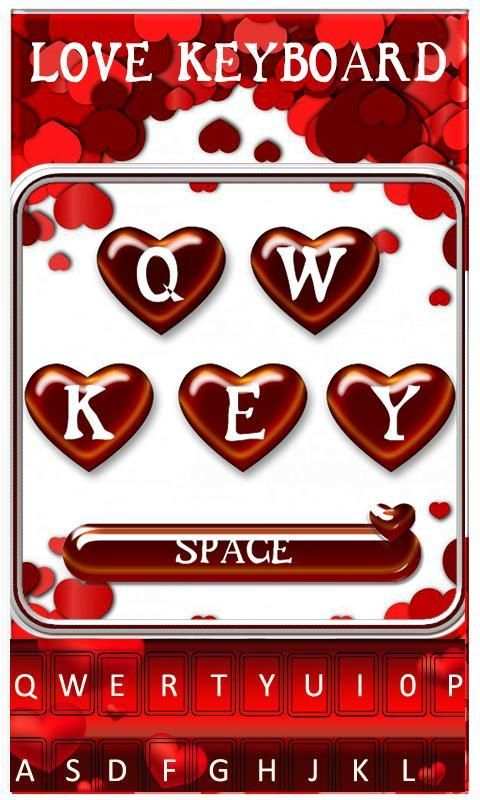 Love Theme Keyboard स्क्रीनशॉट 4