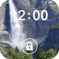 Screen Lock Theme Waterfall