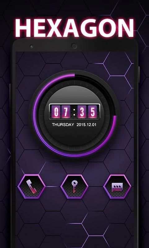 (FREE) New Hexagon GO Locker 4 تصوير الشاشة