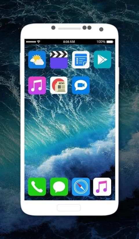 OS 7 Launcher style Iphone screenshot 1