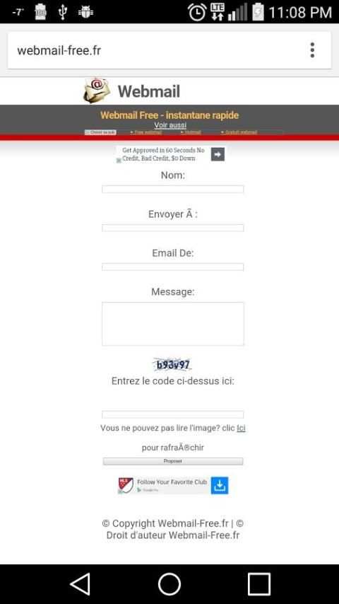 Webmail Free.fr स्क्रीनशॉट 2