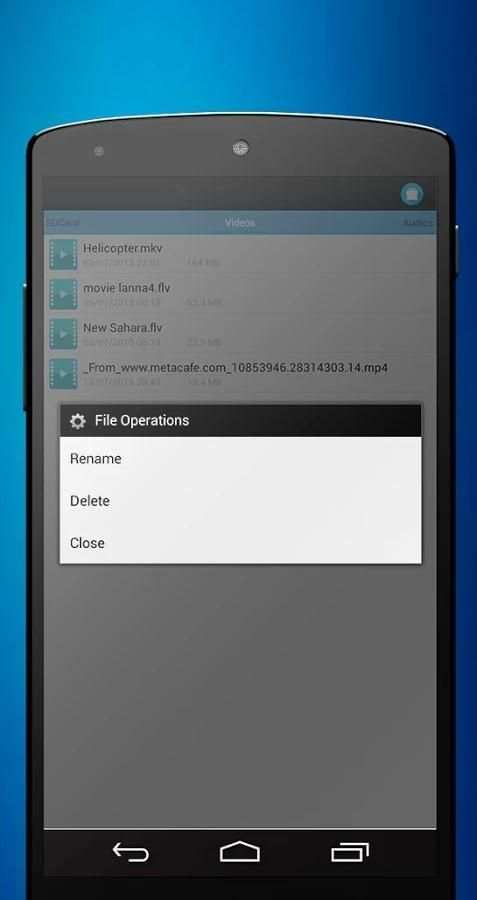 Video Player HD FLV AC3 MP4 स्क्रीनशॉट 1