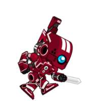 Red Robot Fighter