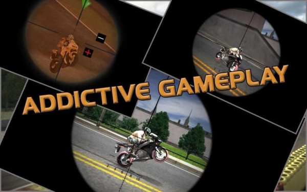 Moto Racer Sniper Attack screenshot 5