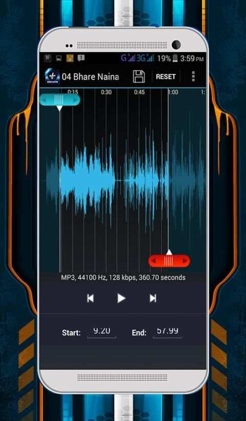 Audio Cutter Ringtone maker скриншот 1