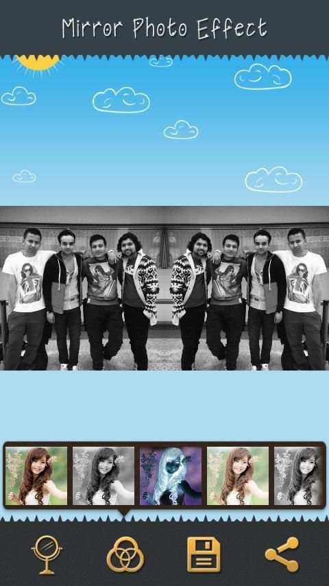 Hiệu ứng gương ảnh screenshot 2